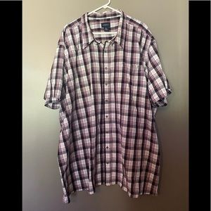 Harbor Bay Plaid Short Sleeve Button Down